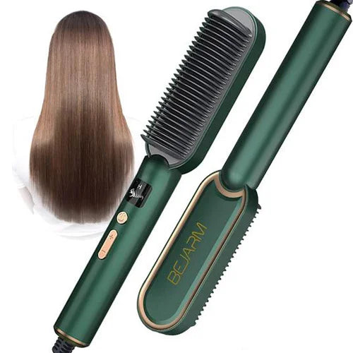 Professional Electric Hair Straightener Brush Heated Comb Straight