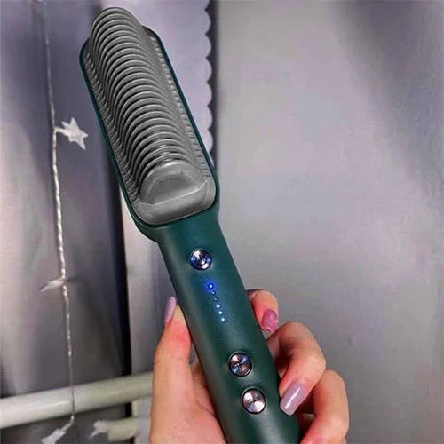 Professional Electric Hair Straightener Brush Heated Comb Straight